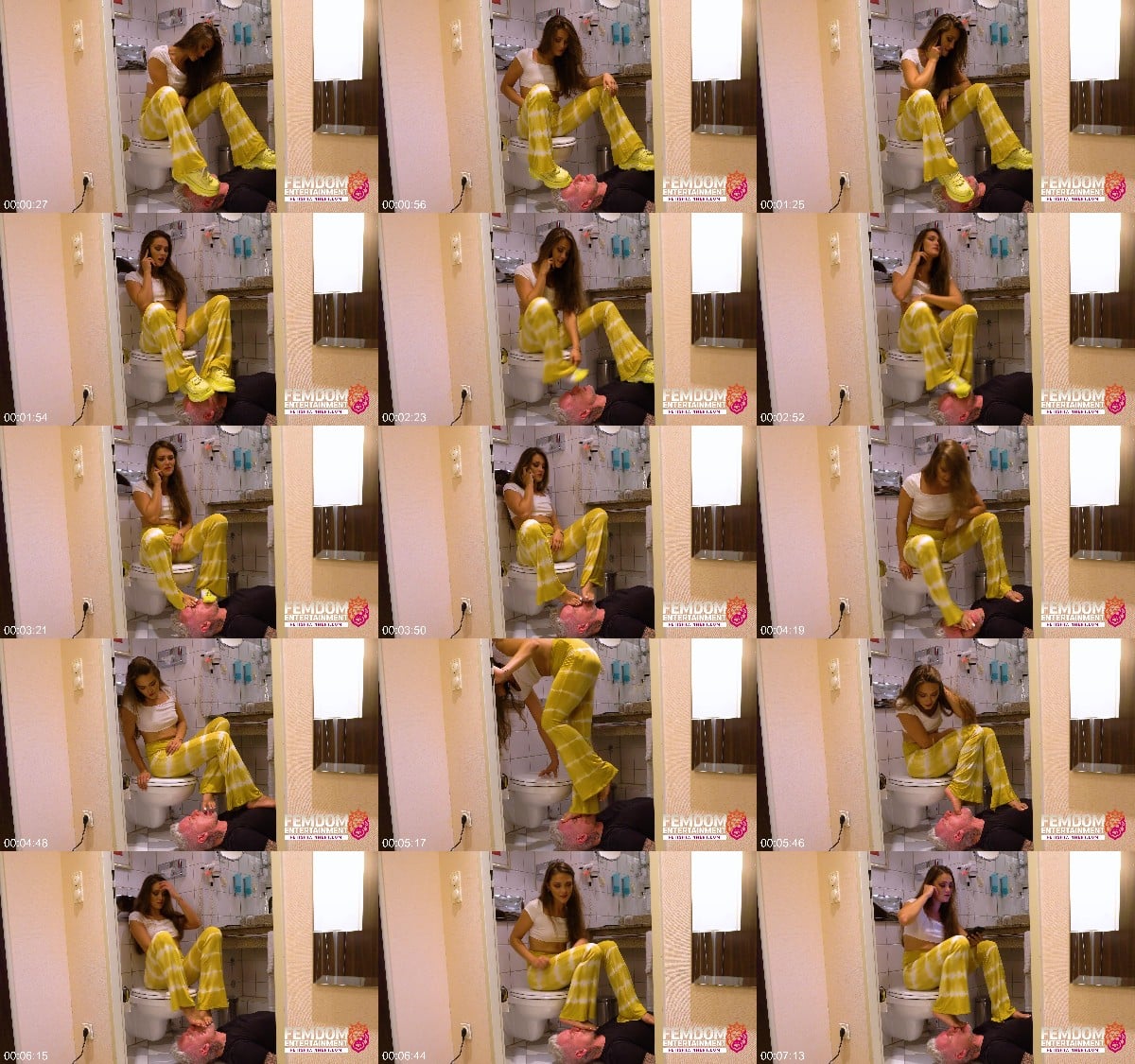 FEMDOMSQUAD Video Store - I Humiliate My Human Toilet Mat Under My Feet 6