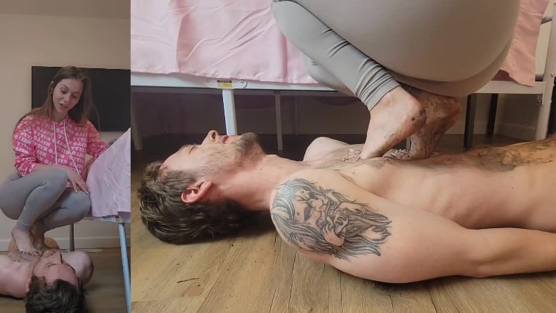 Femdom Princess Honey - Dirty Foot Trample 2