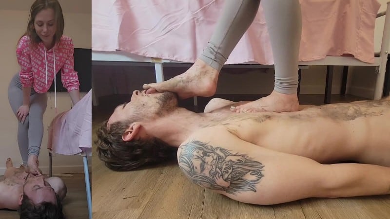 Femdom Princess Honey - Dirty Foot Trample 5