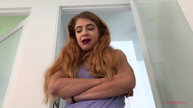 Femdom Puppy Play - Carmen X Catches Her Step-Brother 2