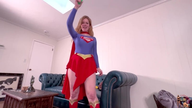 Femdom Puppy Play - Super Girl Jackie Velvets Makes Her Boy Her Super Dogg 2