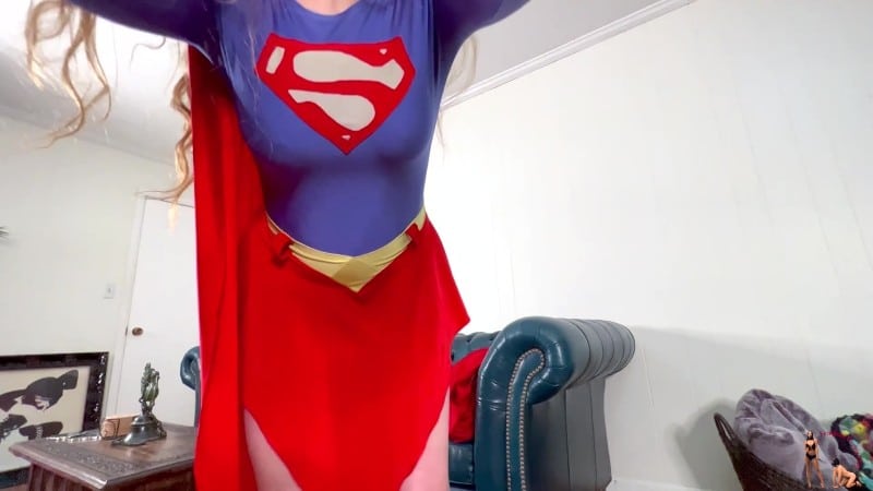 Femdom Puppy Play - Super Girl Jackie Velvets Makes Her Boy Her Super Dogg 1