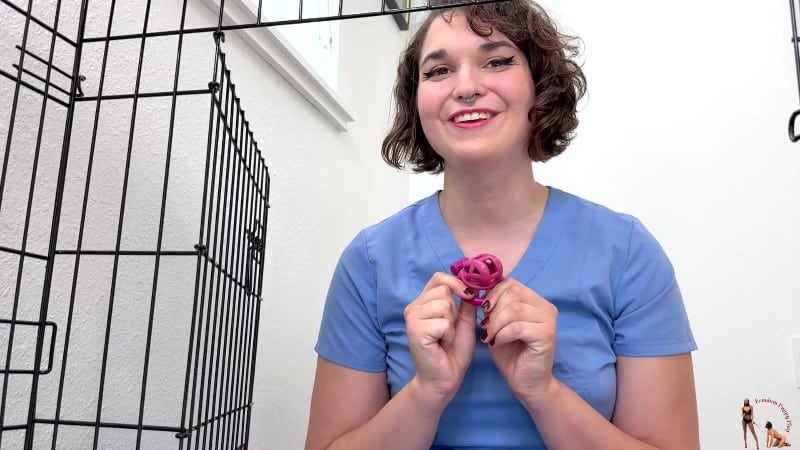 Femdom Puppy Play - Trans Natalie Carnot Gets The Boy Ready To Be Neutered 2