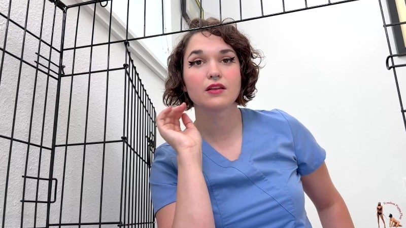 Femdom Puppy Play - Trans Natalie Carnot Gets The Boy Ready To Be Neutered 4