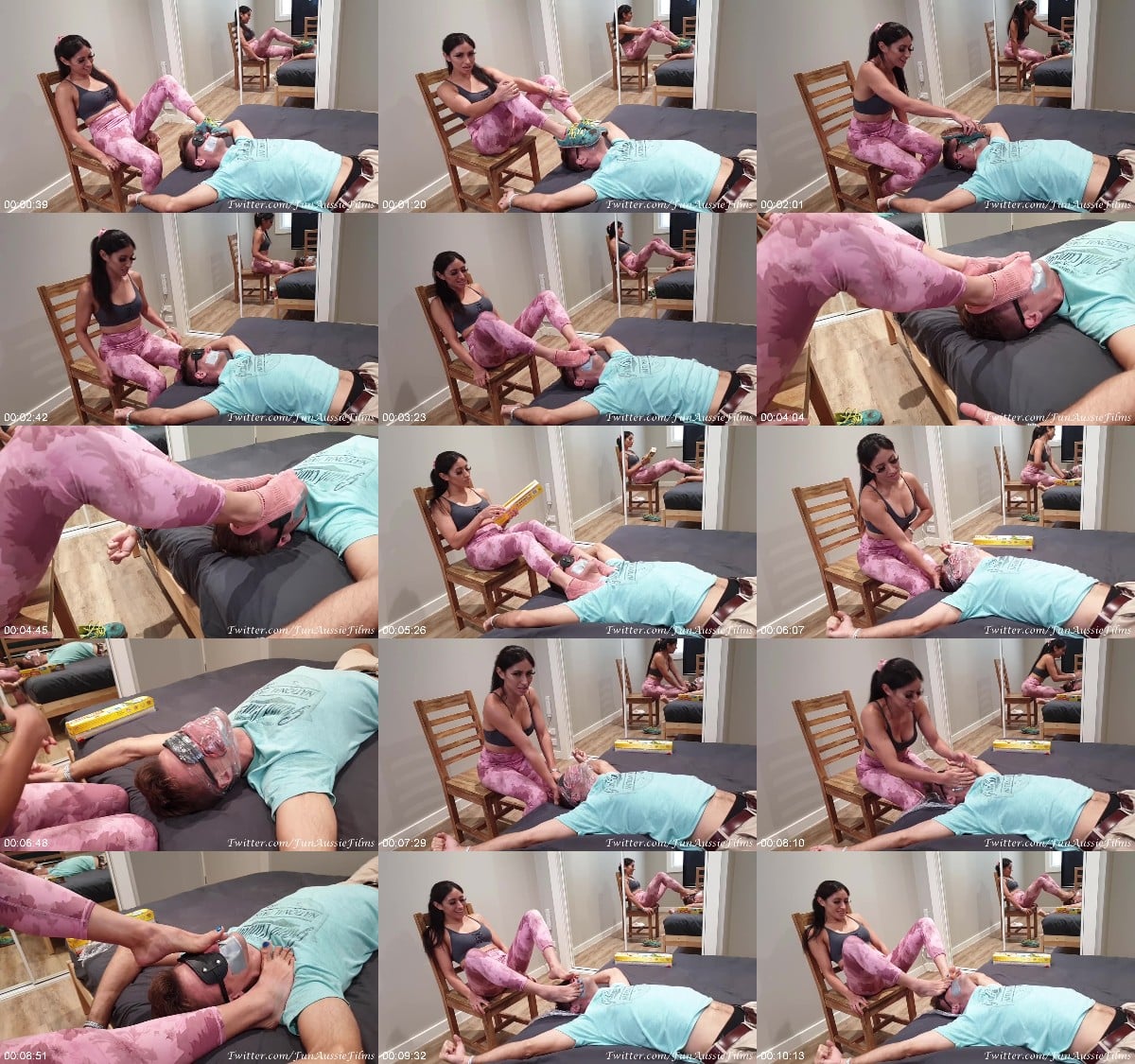 Fun Aussie Couple - Helpless Slave with Dirty Shoes and Socks 6