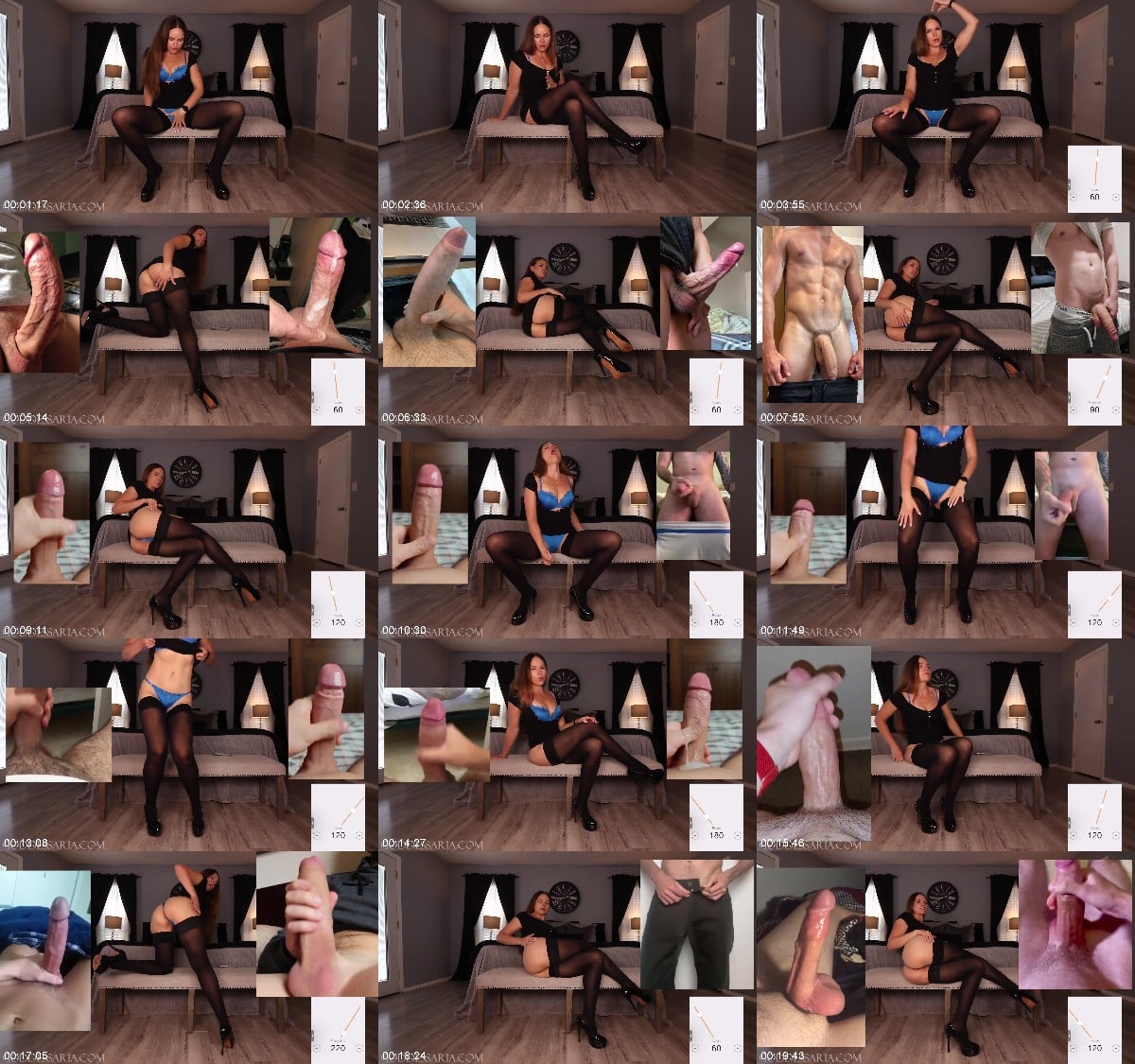 Goddess Aria Zahara - Can You Last! Metronome Gay Test 6