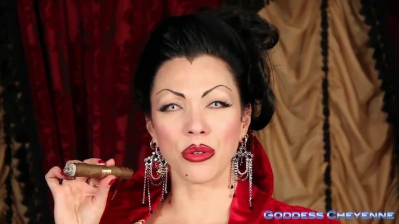 Goddess Cheyenne - Evil Smoke - OPULENTFETISH 1