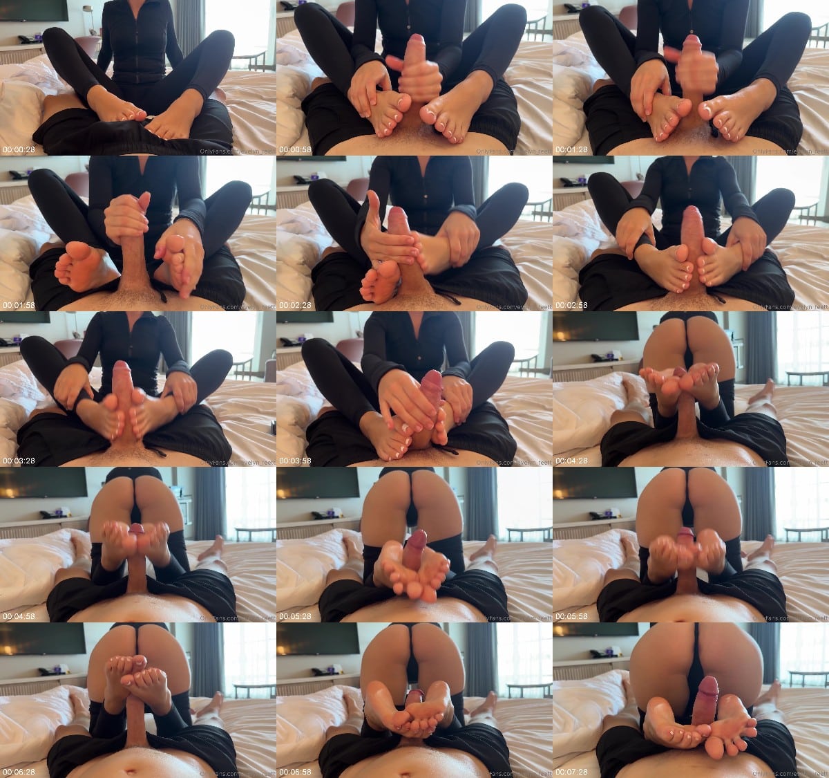 Goddess Evelyn - Footjob 6