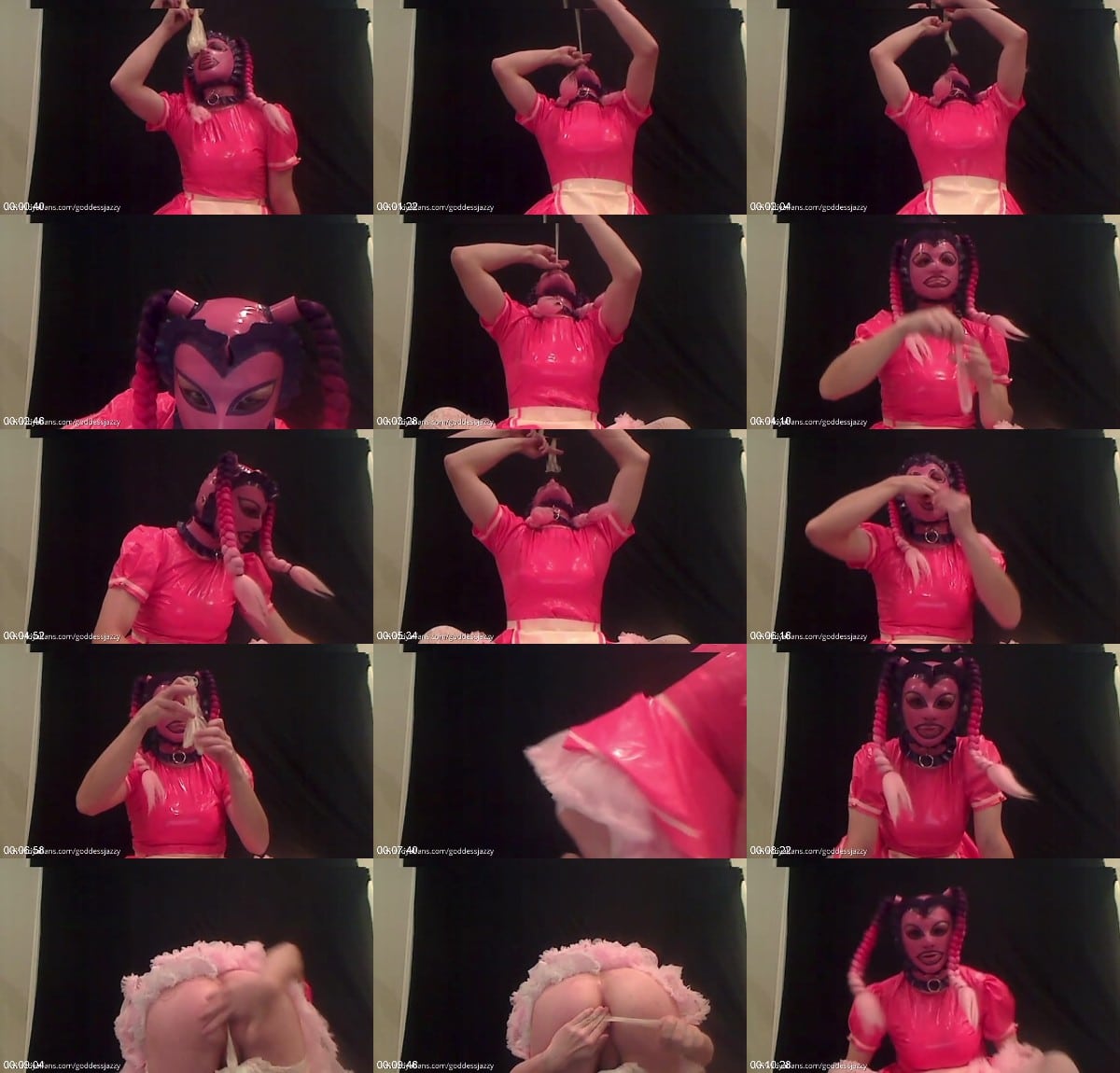 Goddess Jazzy - Live Cam Sissy Strawberry Drinks 12 Loads Of Alphas Cum And Then Fills His Hole With One By My Orders 6