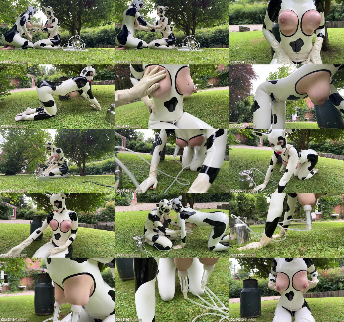 HuCows 25 09 06 Anc1lla And Miss Fetilicious Latex Hucows Outdoors FullHD 5