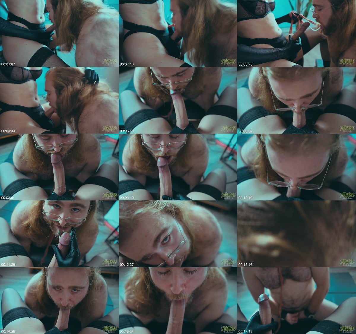 Imilia Audley Collared CEI Sloppy Blowjob With BirchSwitch 6