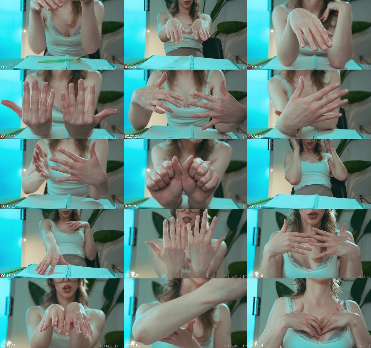Imilia Audley Fetishizing Your Study Buddy's Hands 2