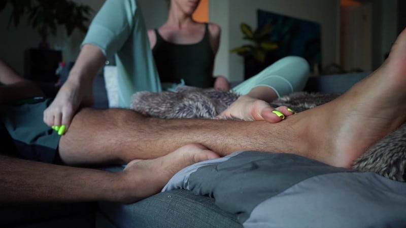 Imilia Audley Video Game Foot Tease 2