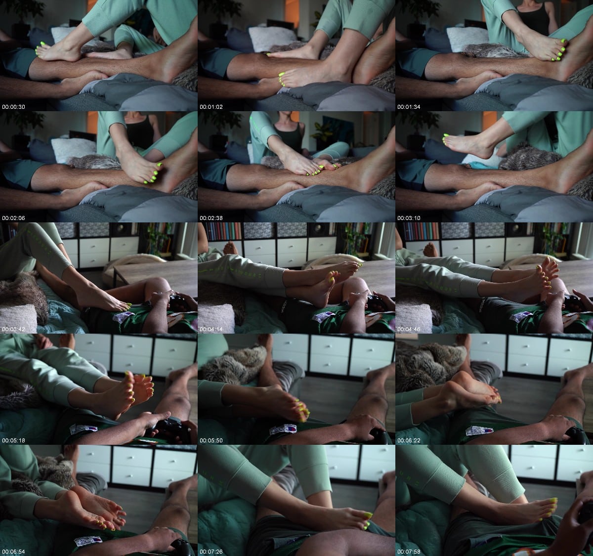Imilia Audley Video Game Foot Tease 6