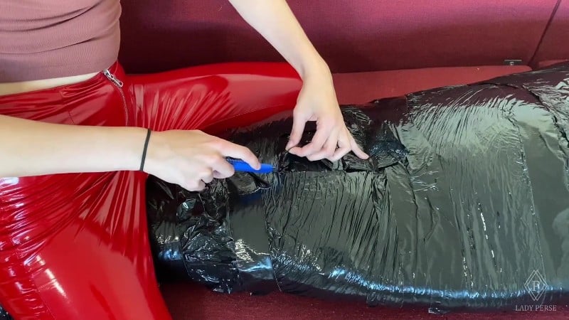 LadyPerse - I Mummified My Slave For Little Torment 4
