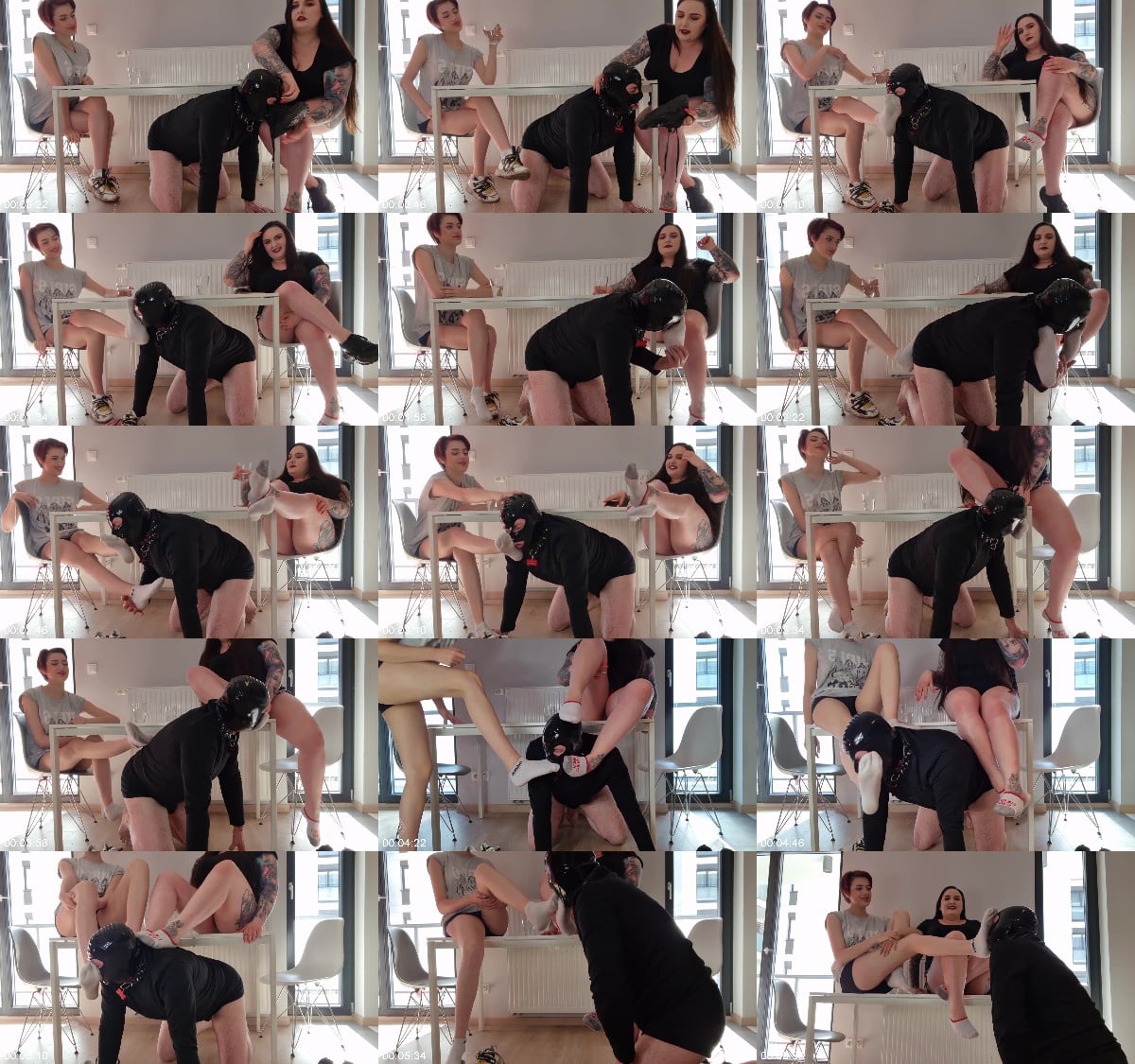 LadyPerse - Slave Will Sniff Our Dirty Socks 6