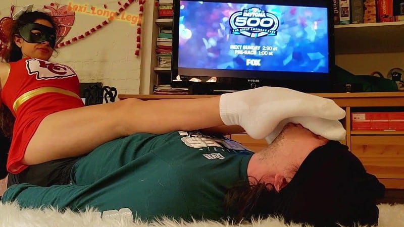 Lexi Long Legs - Super Sole Sunday Cheerleader Foot Worship 2