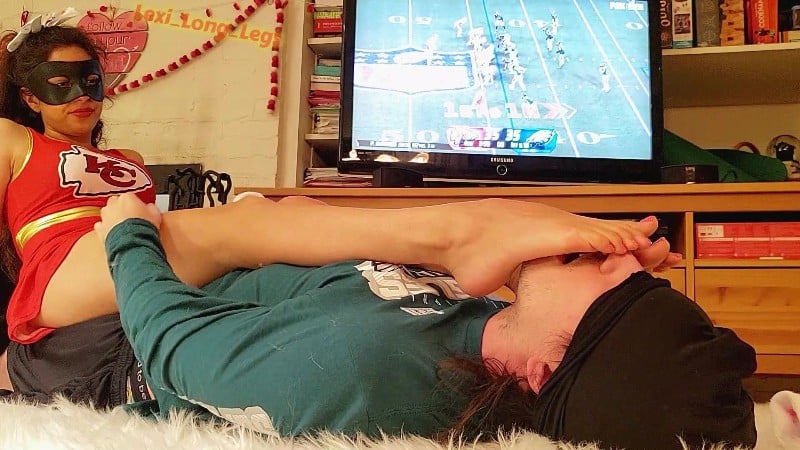 Lexi Long Legs - Super Sole Sunday Cheerleader Foot Worship 4