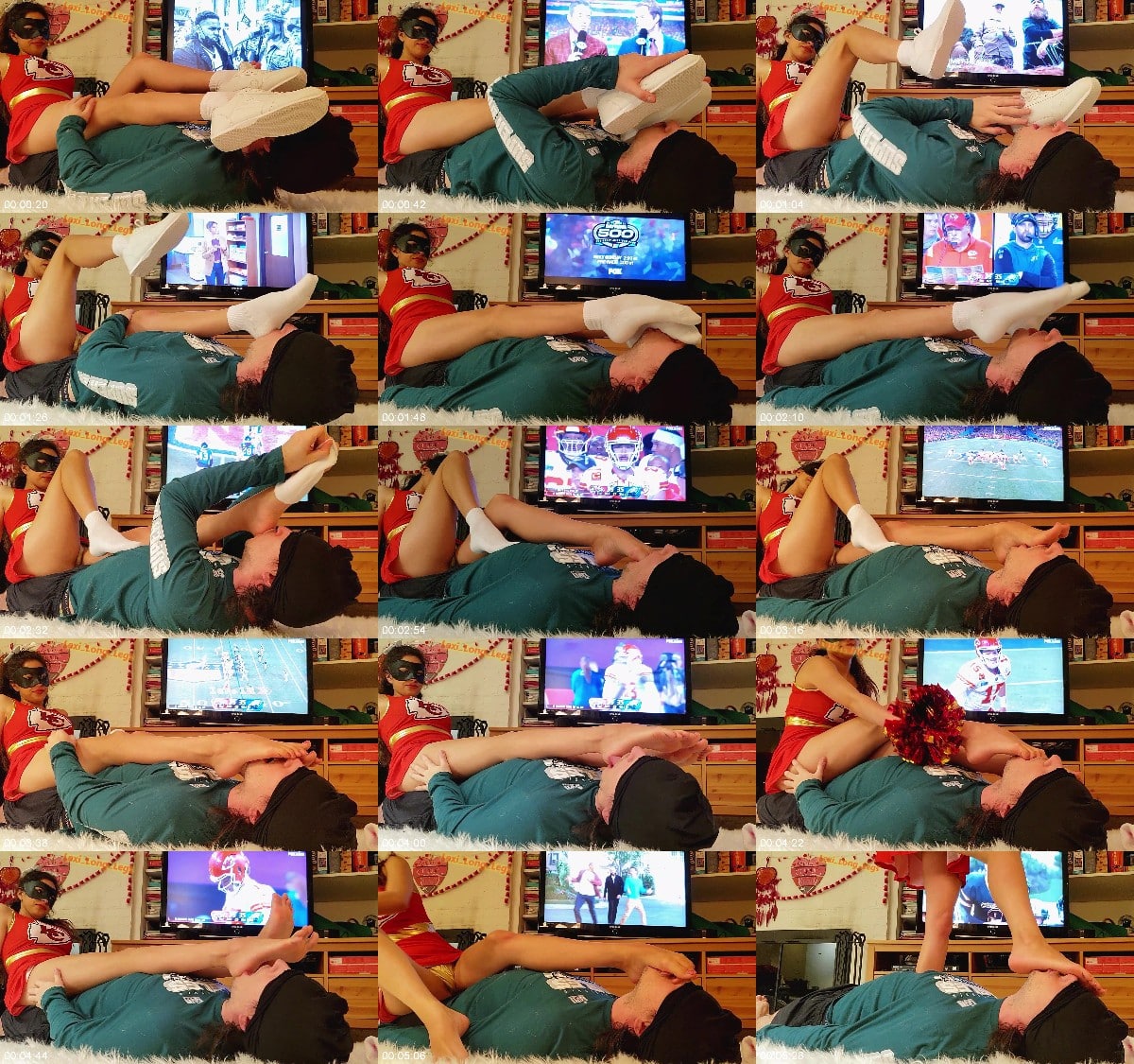 Lexi Long Legs - Super Sole Sunday Cheerleader Foot Worship 6