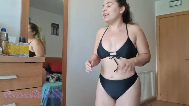 Lilly Munster Bikini JOI and CEI 2