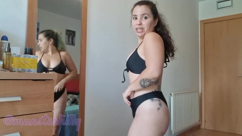 Lilly Munster Bikini JOI and CEI 1