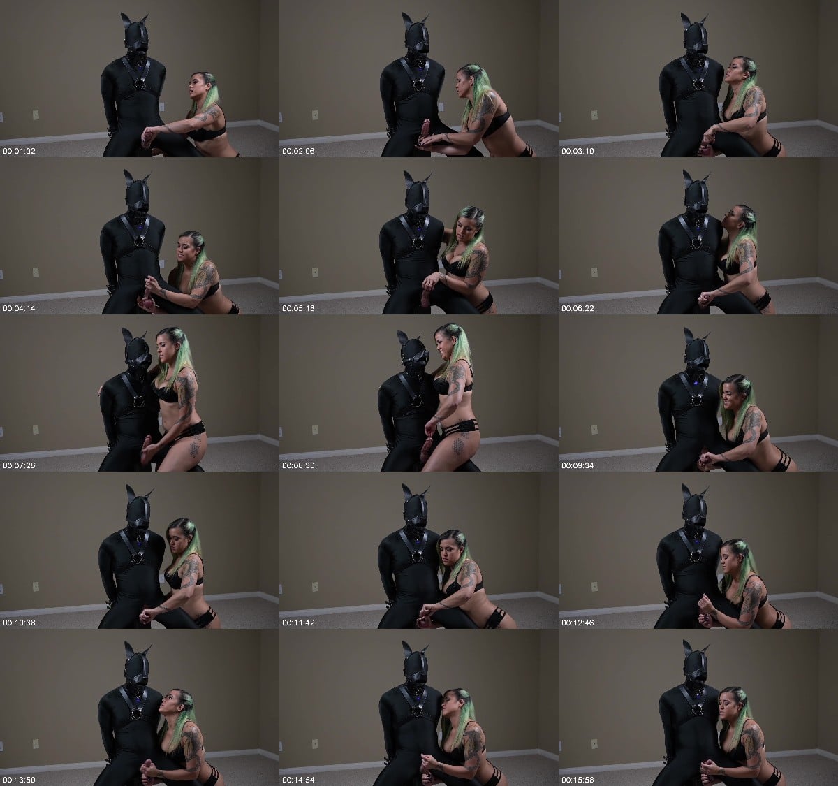 Melody Cheeks - BDSM Puppy Gets Edging Handjob From Femdom Mistress With Pot 6