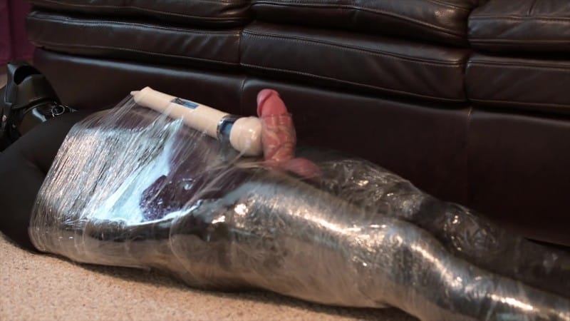 Melody Cheeks - Mummified Puppy Gets Milked By Mistress In Femdom Hitachi Tease 3