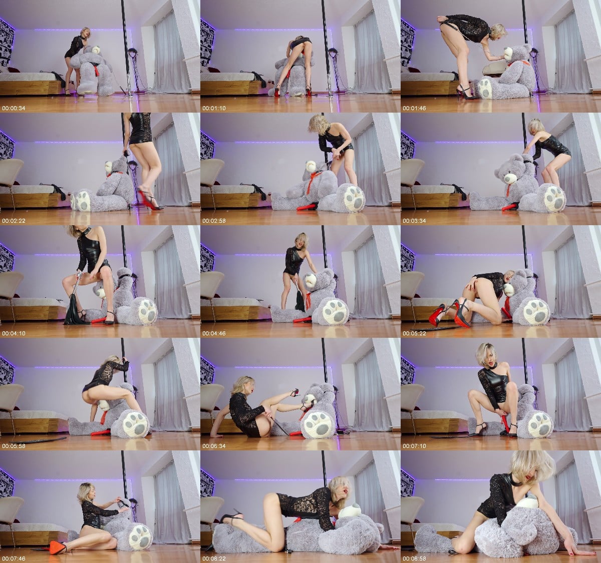 MissDaisyDiamond Blindfolded Teddy Bear Domination 6