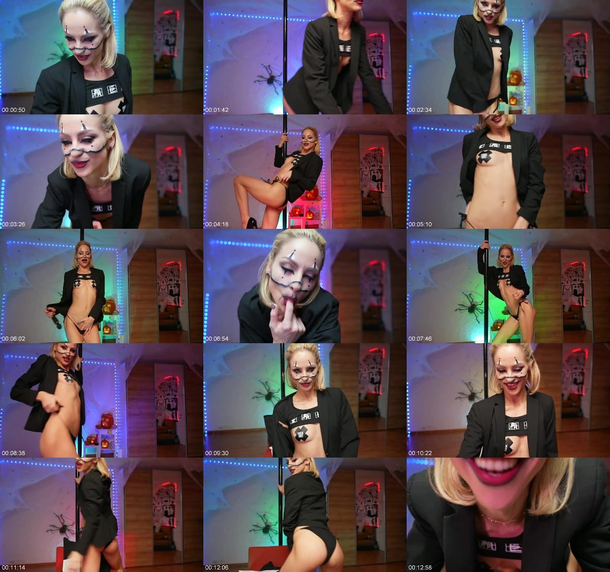 MissDaisyDiamond Horny Halloween Comic Masturbation & Pole Dance 6