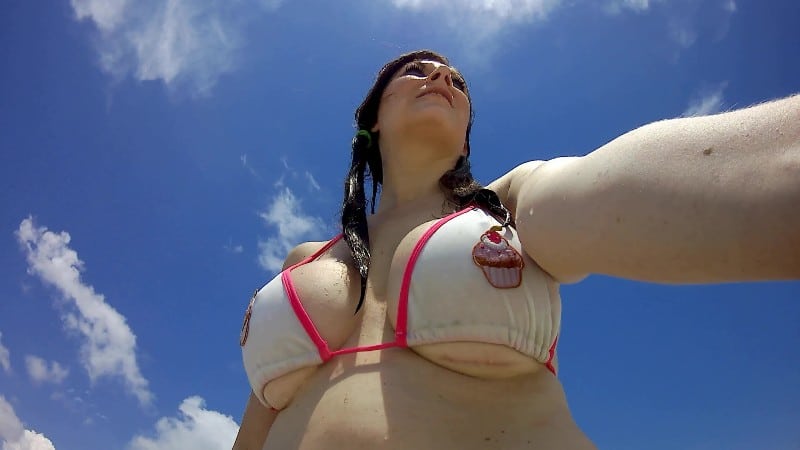 MizzErotique Naughty on Public Beach 5