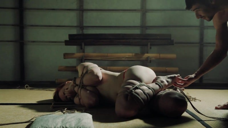 Russian girls fetish Sunday with rope Ann 4