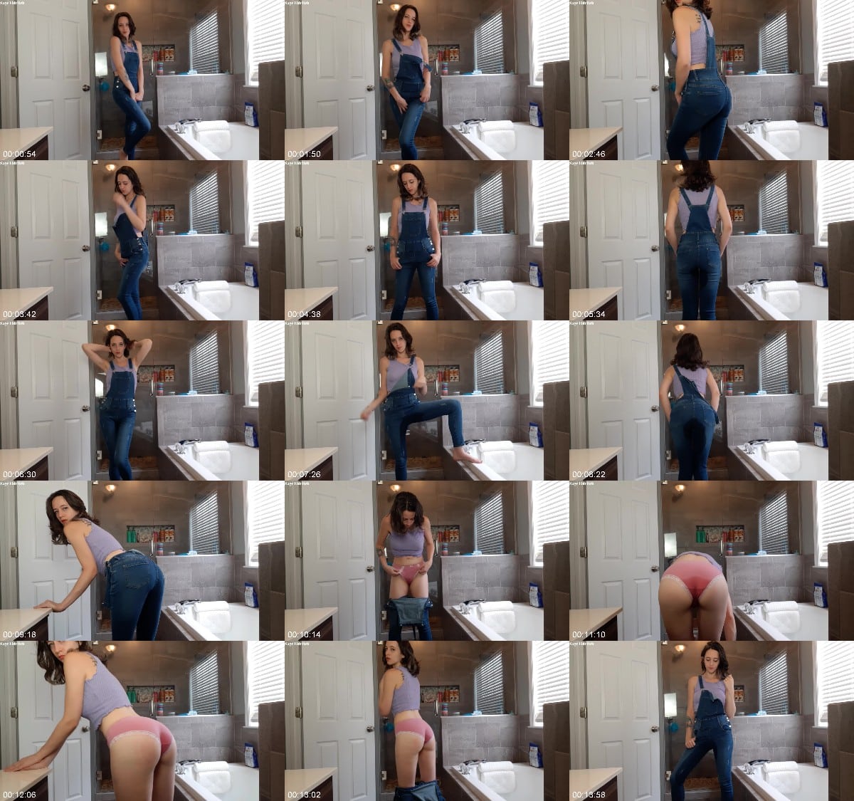 Sage Eldritch - Pee Desperation Wetting Overalls and Spank 6