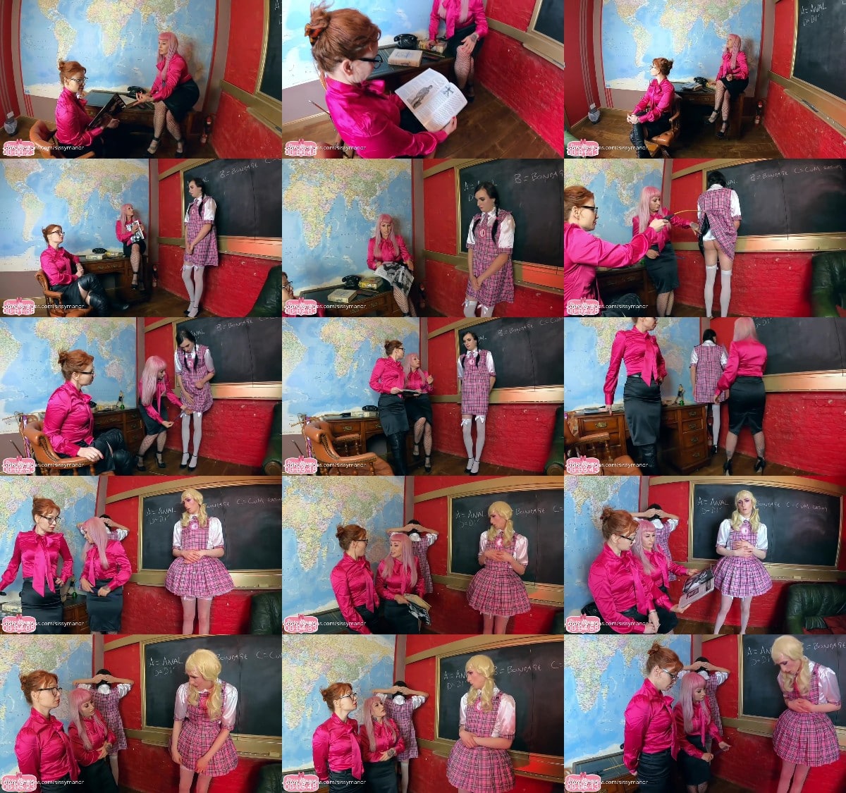Sissy Manor - Rosie And Emily Schoolgirl Punishment 6