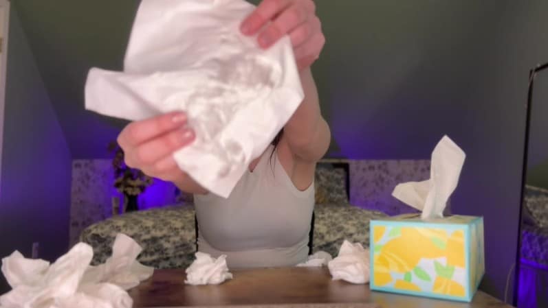 SneezeGoddess - A Sick Day in the Life of Nadia More Like Snottia 3