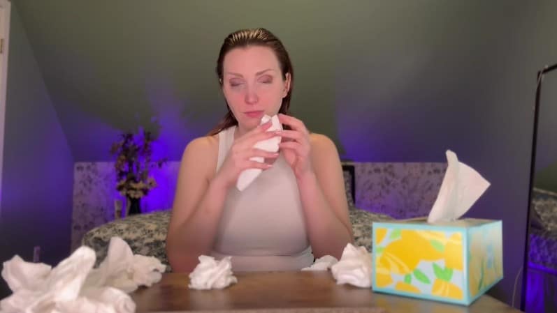 SneezeGoddess - A Sick Day in the Life of Nadia More Like Snottia 4