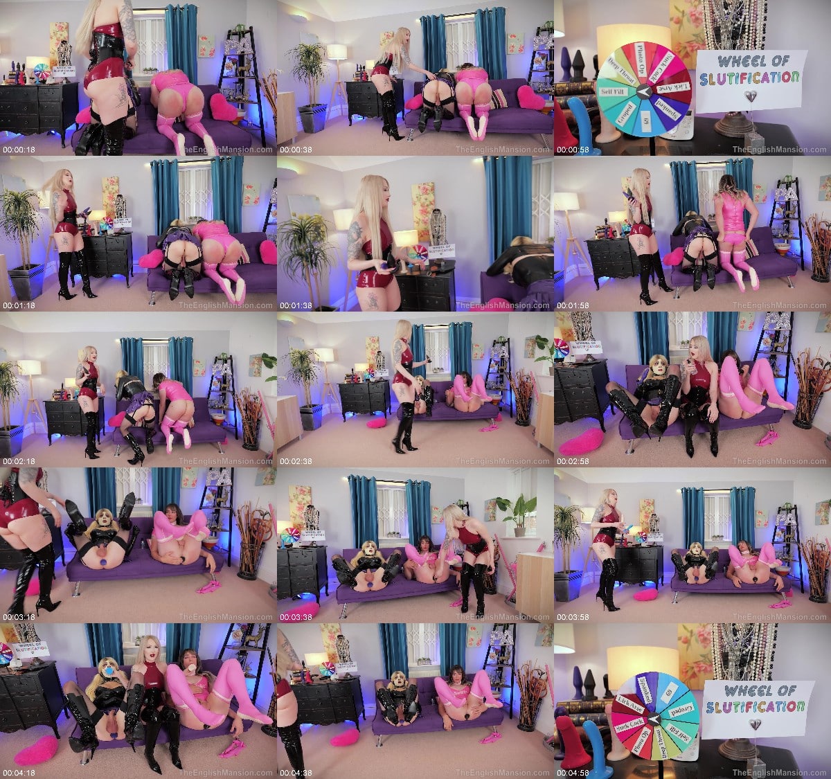 The English Mansion - Wheel Of Slutification Pt1 - Part 3 Featuring Miss Melissa Taylor & Princess Aurora 6