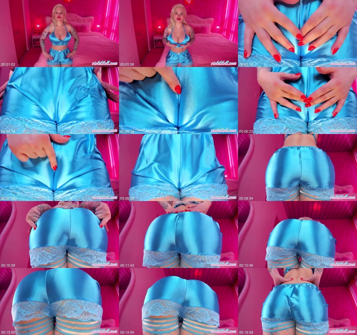 Violet Doll - Satin Knicker Worship 6