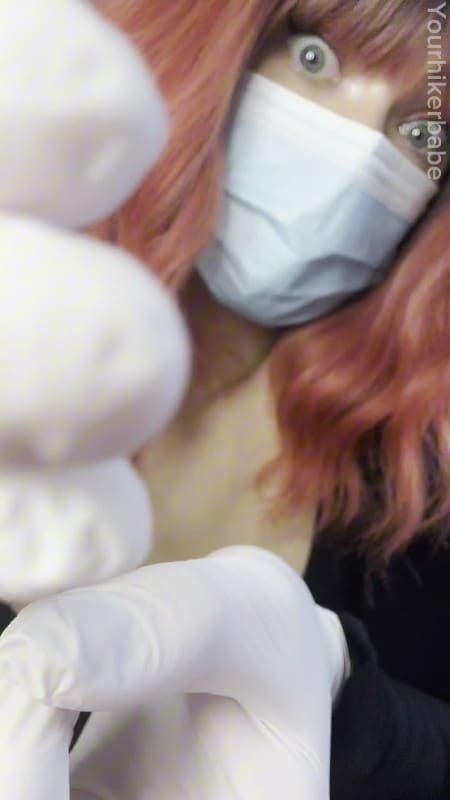 Yourhikerbabe - Milking And Draining My ABDL In White Latex Gloves 4