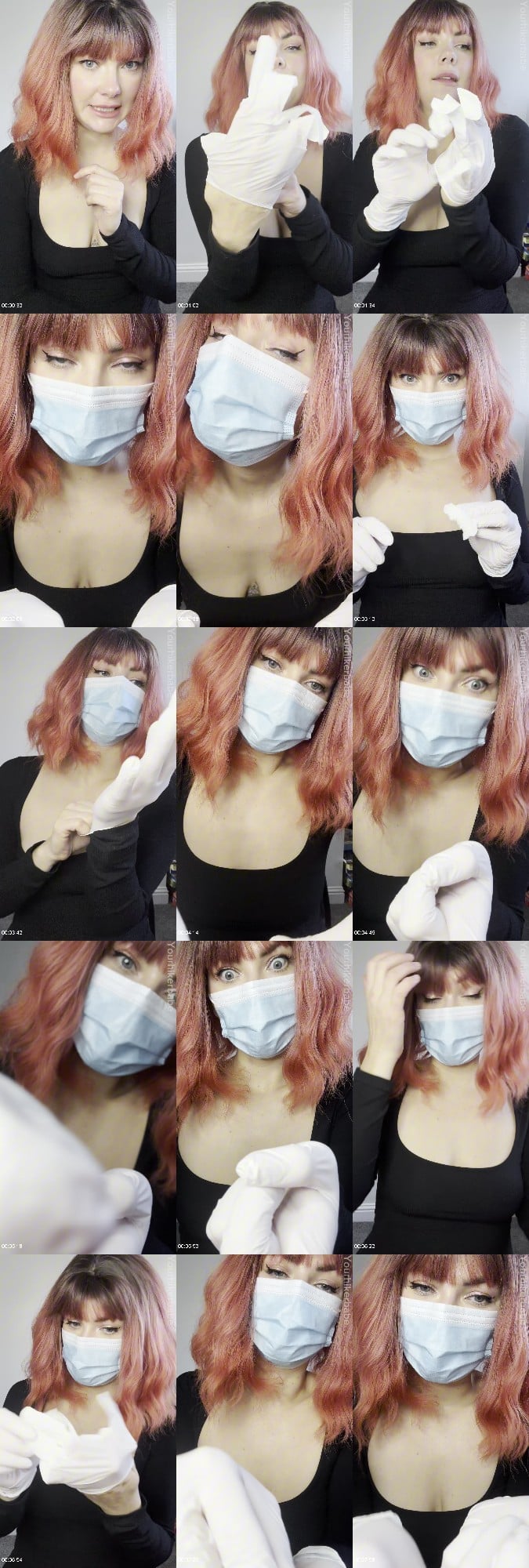 Yourhikerbabe - Milking And Draining My ABDL In White Latex Gloves 6
