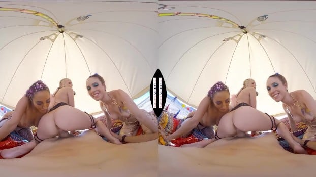 [AmericanDaydreams] Christiana Cinn, Jade Nile & Kenna James -Camping In The Desert With Your Wild Girlfriend And Two Of Her Hot, Horny Friends [SPVR Vr Remastered] 3
