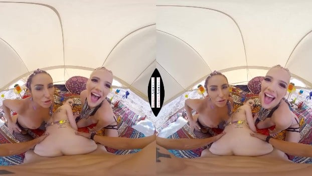 [AmericanDaydreams] Christiana Cinn, Jade Nile & Kenna James -Camping In The Desert With Your Wild Girlfriend And Two Of Her Hot, Horny Friends [SPVR Vr Remastered] 4