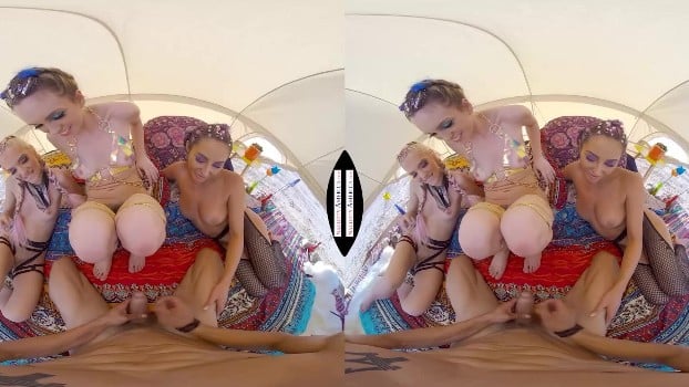 [AmericanDaydreams] Christiana Cinn, Jade Nile & Kenna James -Camping In The Desert With Your Wild Girlfriend And Two Of Her Hot, Horny Friends [SPVR Vr Remastered] 5