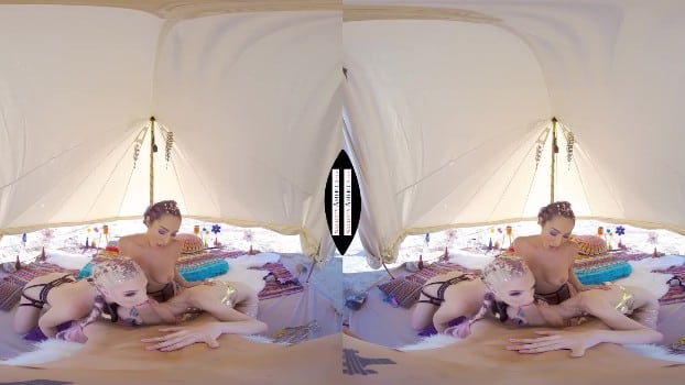 [AmericanDaydreams] Christiana Cinn, Jade Nile & Kenna James -Camping In The Desert With Your Wild Girlfriend And Two Of Her Hot, Horny Friends [SPVR Vr Remastered] 29