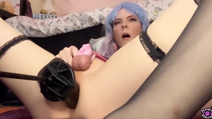 Big Black Cock Fucking Machine 4