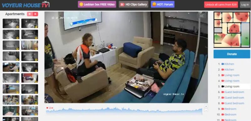 Voyeur-House.TV Leaks Siterip tezfiles [100 VIDEO / 51.21 GB] 1