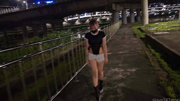 [Chinese Amateur Bdsm] Slave247story On Clips4sale - Young Ponygirl Practicing Walking Outdoors 3