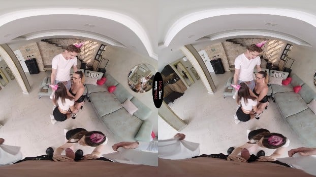 Virtualtaboo - The Cumsters Family - Episode 5: Surprise, Surprise! - Jane White, Margo Von Teese, Oksana Katysheva (2025.09.12) (gearvr) 1
