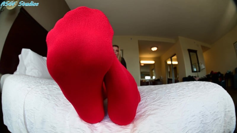4K Swede In Red Hose 1