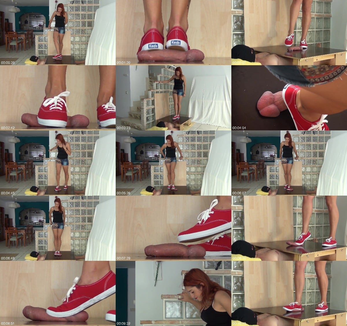 Aballs And Cock Crushing Sexbomb - CBTrample - Ball Grinding Cock Crushing Ruined Orgasm Under Laras Keds Part 2 6