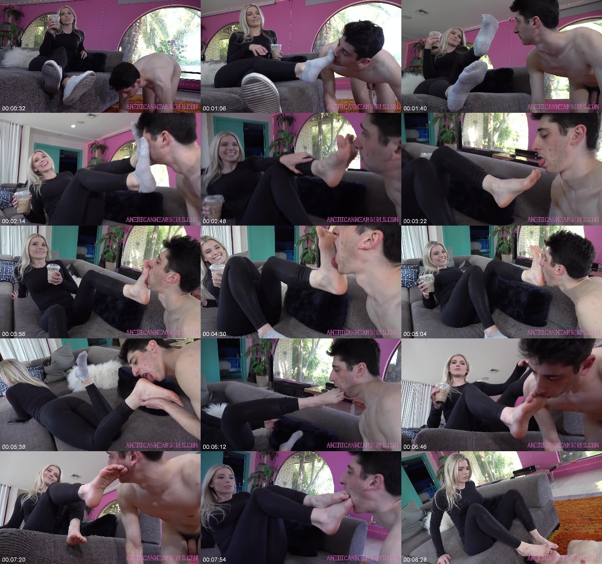 American Mean Girls - Princess Amber - Taunts Loser With Her Feet 6